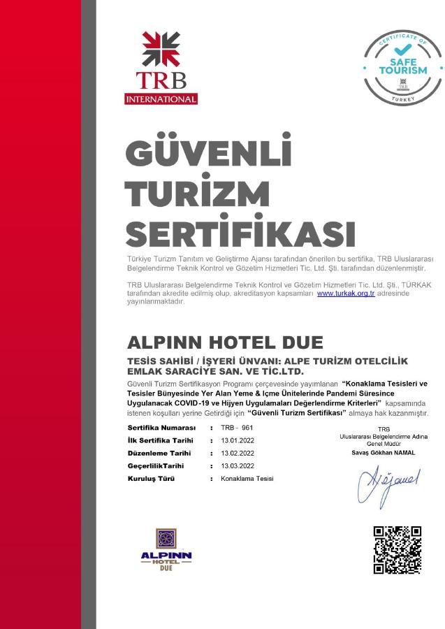 Alpinn Hotel Due Istanbul Bagian luar foto